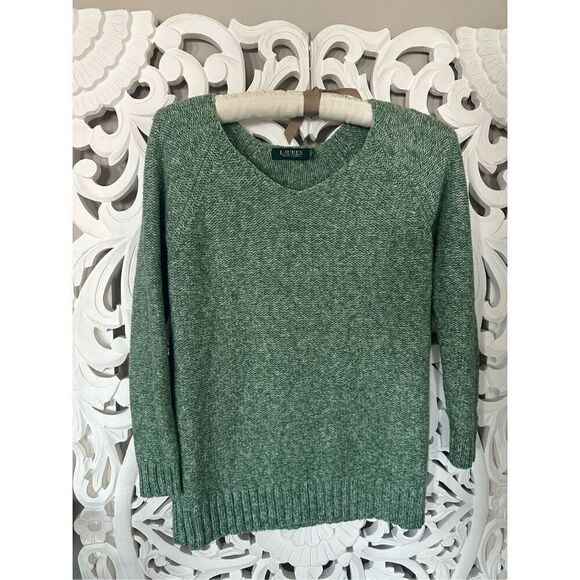 Lauren Green Knit Sweater - Picture 1 of 6
